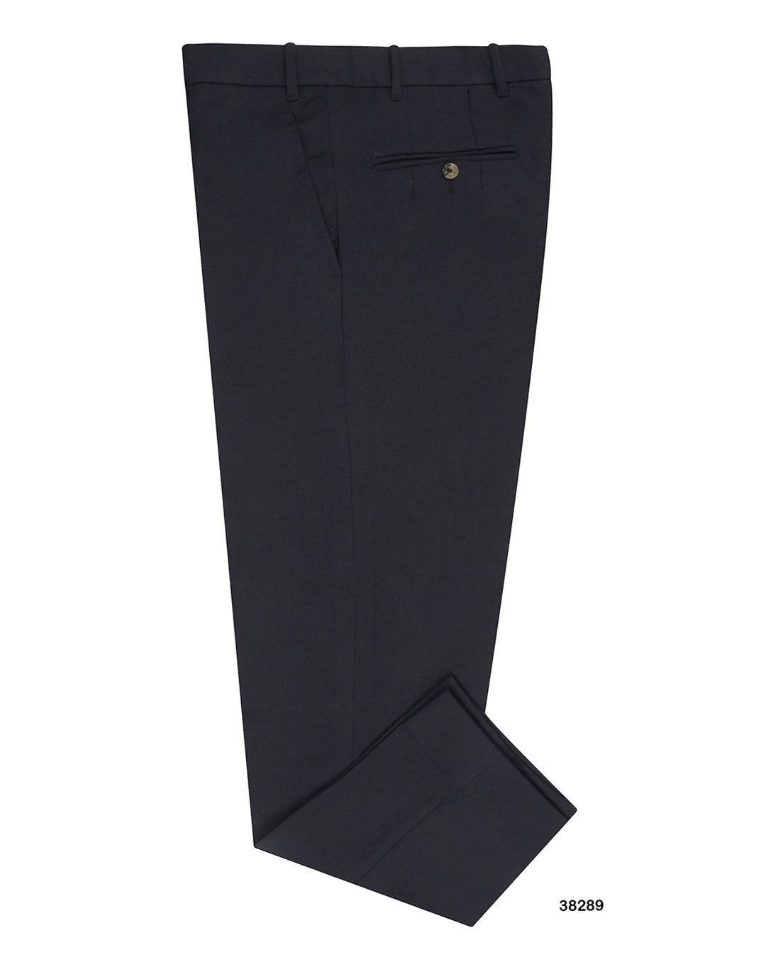 Dugdale Fine Worsted Pant- Midnight Plain