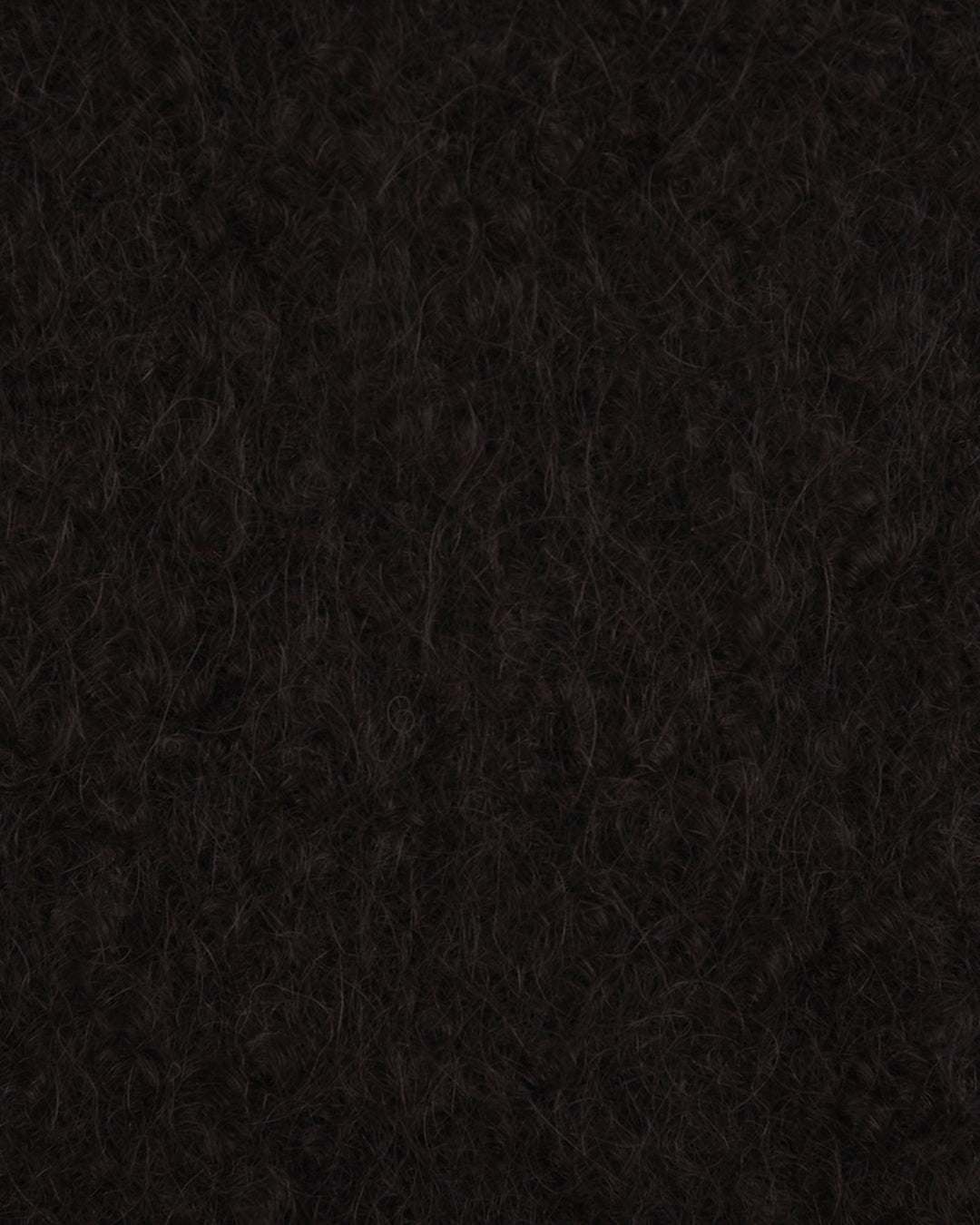EThomas: Dark Brown Slubby Mohair - 3