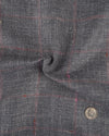 EThomas Shark Shine Silver Windowpane Checks Jacket