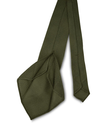 Grenadine Garza Grossa Olive Tie