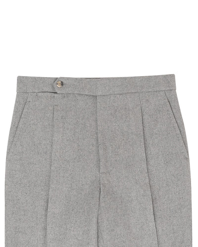 Light Grey Wool Flannel