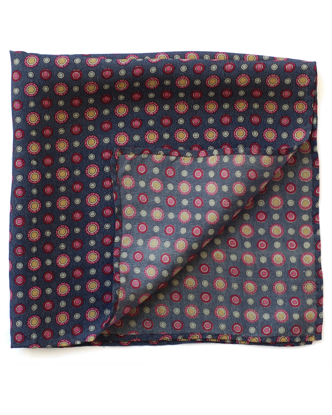 Grey Flowers Pocket Square - 1
