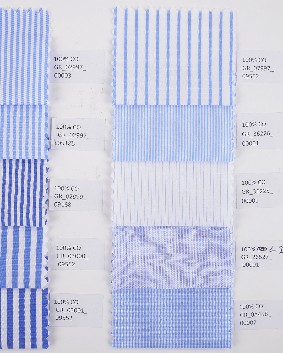 Grandi and Rubinelli Thin Cornflower Blue Stripes Linen - 6