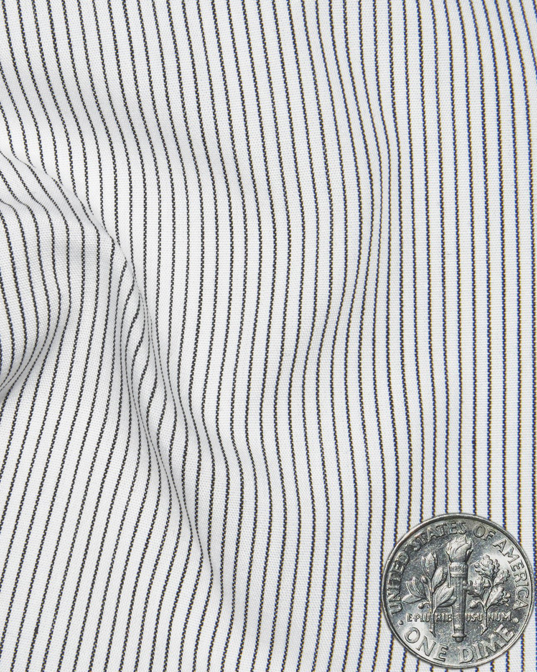 Black Pin Stripes on White - 4