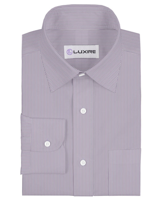 White Pin Stripes On Purple
