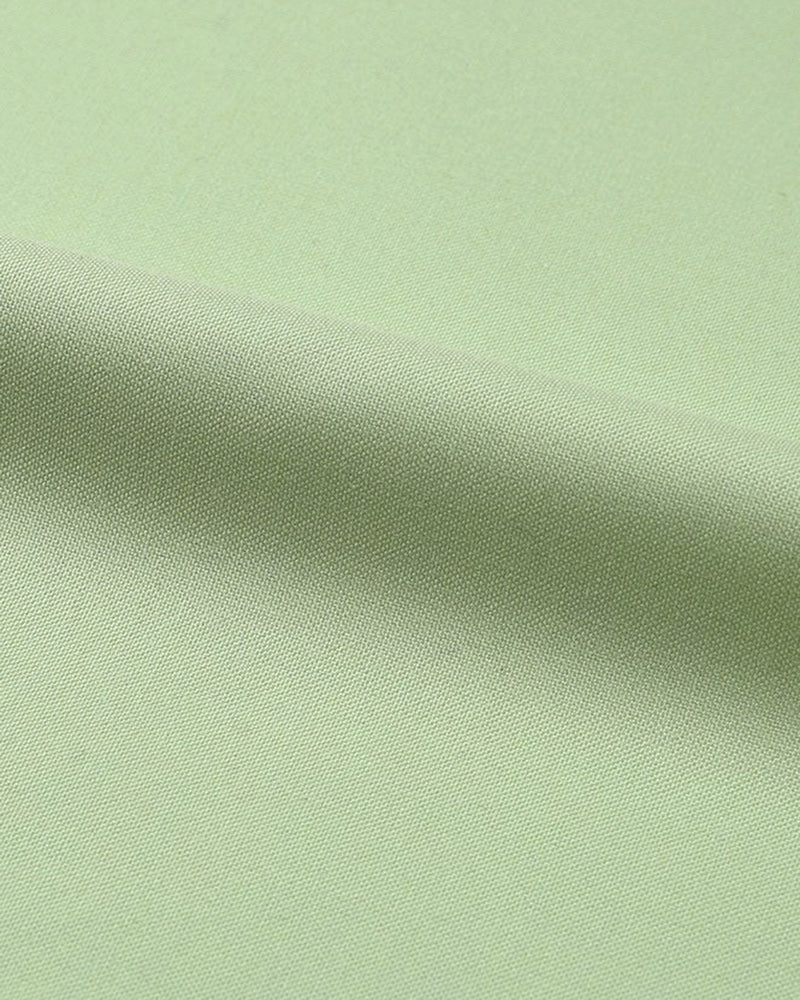 Camp Collar Shirt in Pista Green Plain