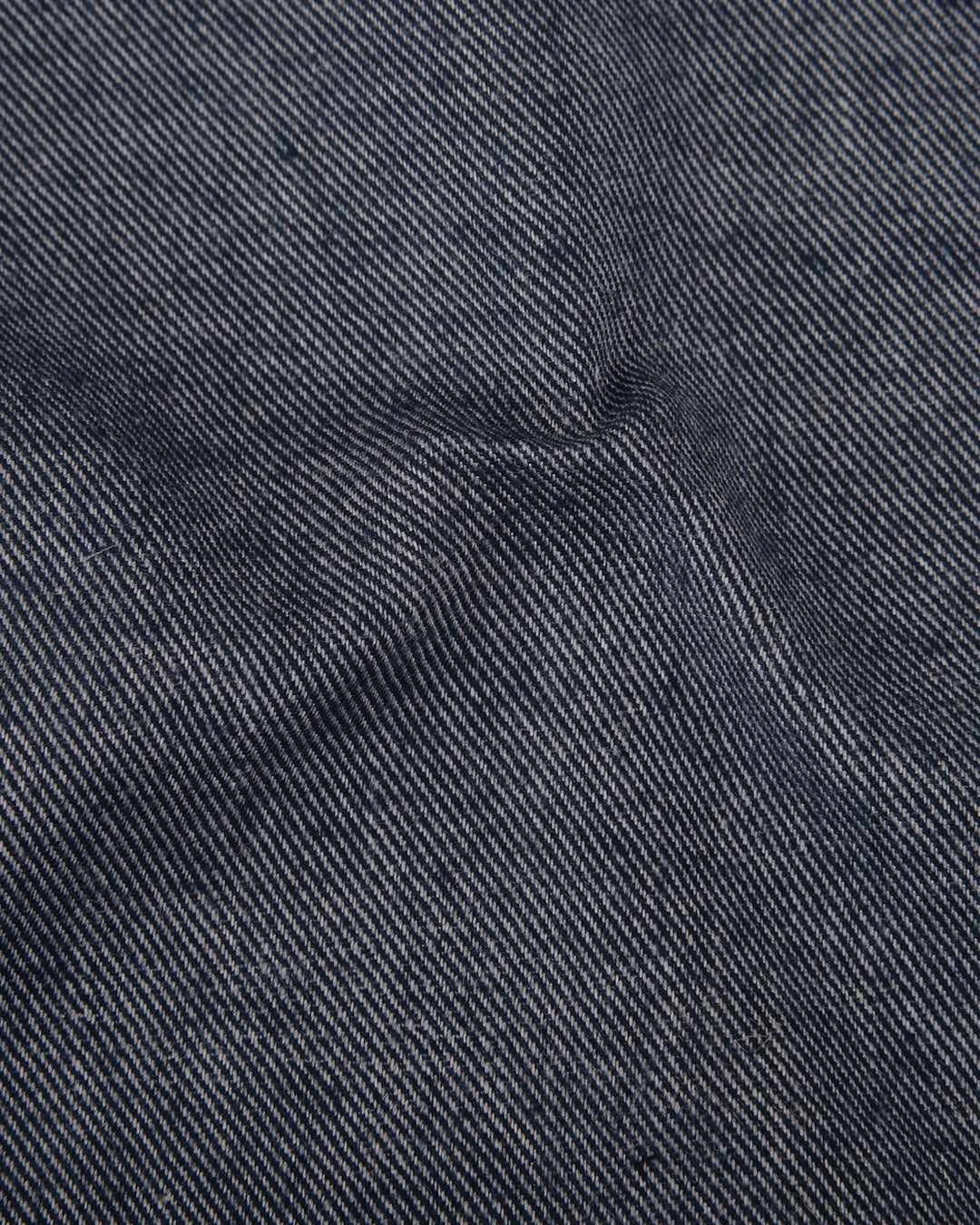 Twill Flannel Dark Blue Work Shirt - 4