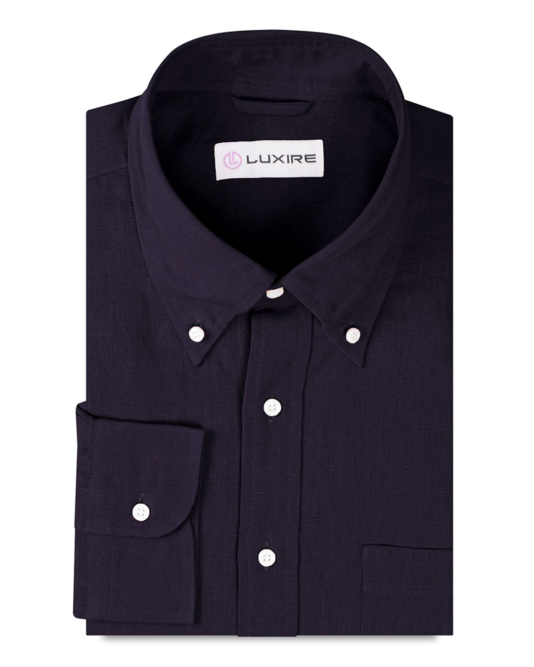 Cotton-Linen: Dark Purple - 1