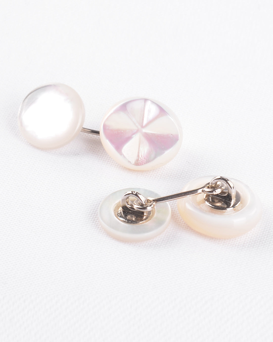 Ovale fresato Pearl White - 2