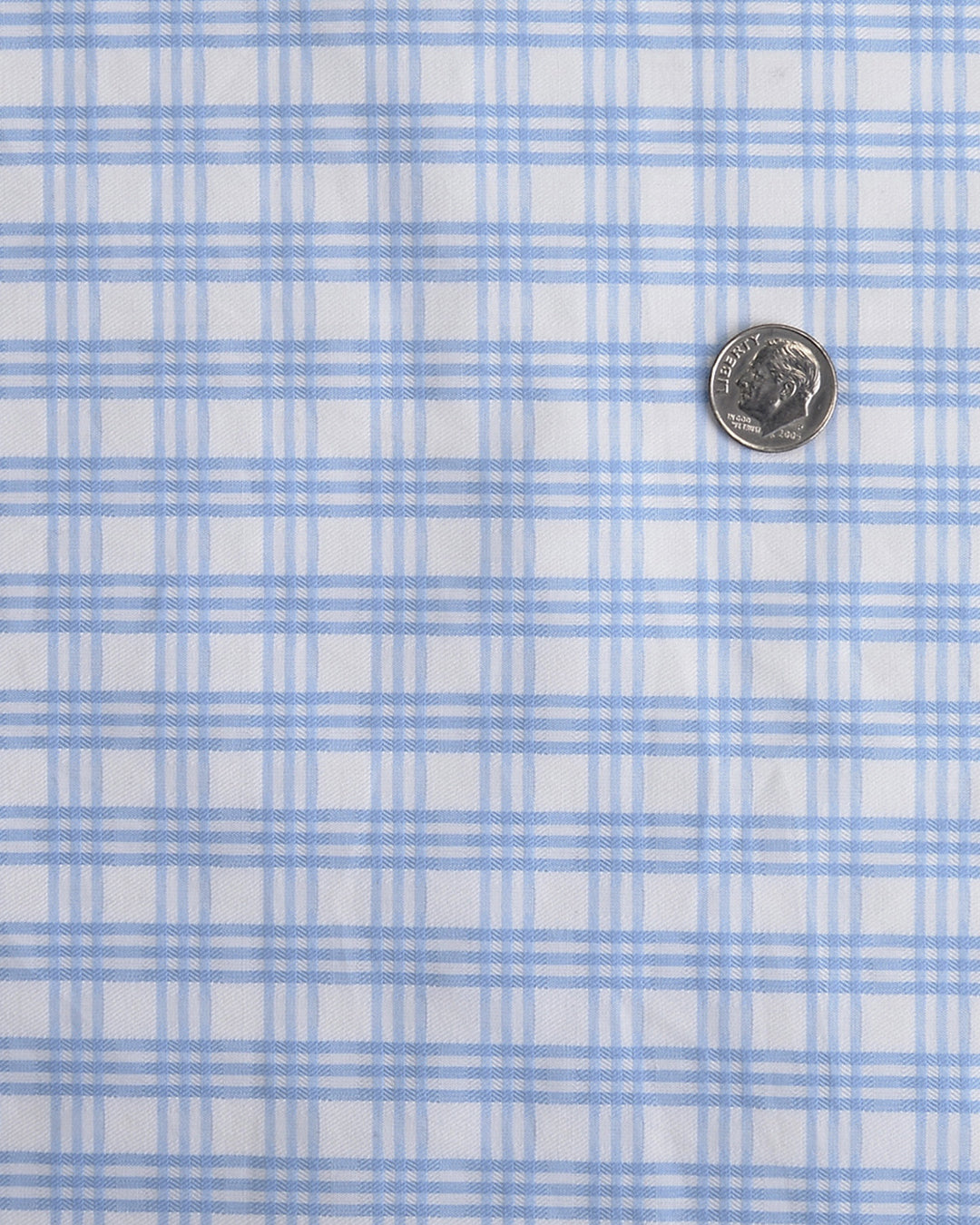 Monti Lustrous Blue Checks On White