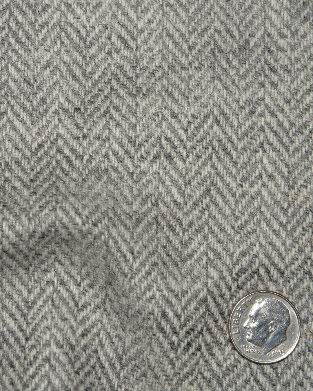 Loro Piana: Grey Herringbone Tweed