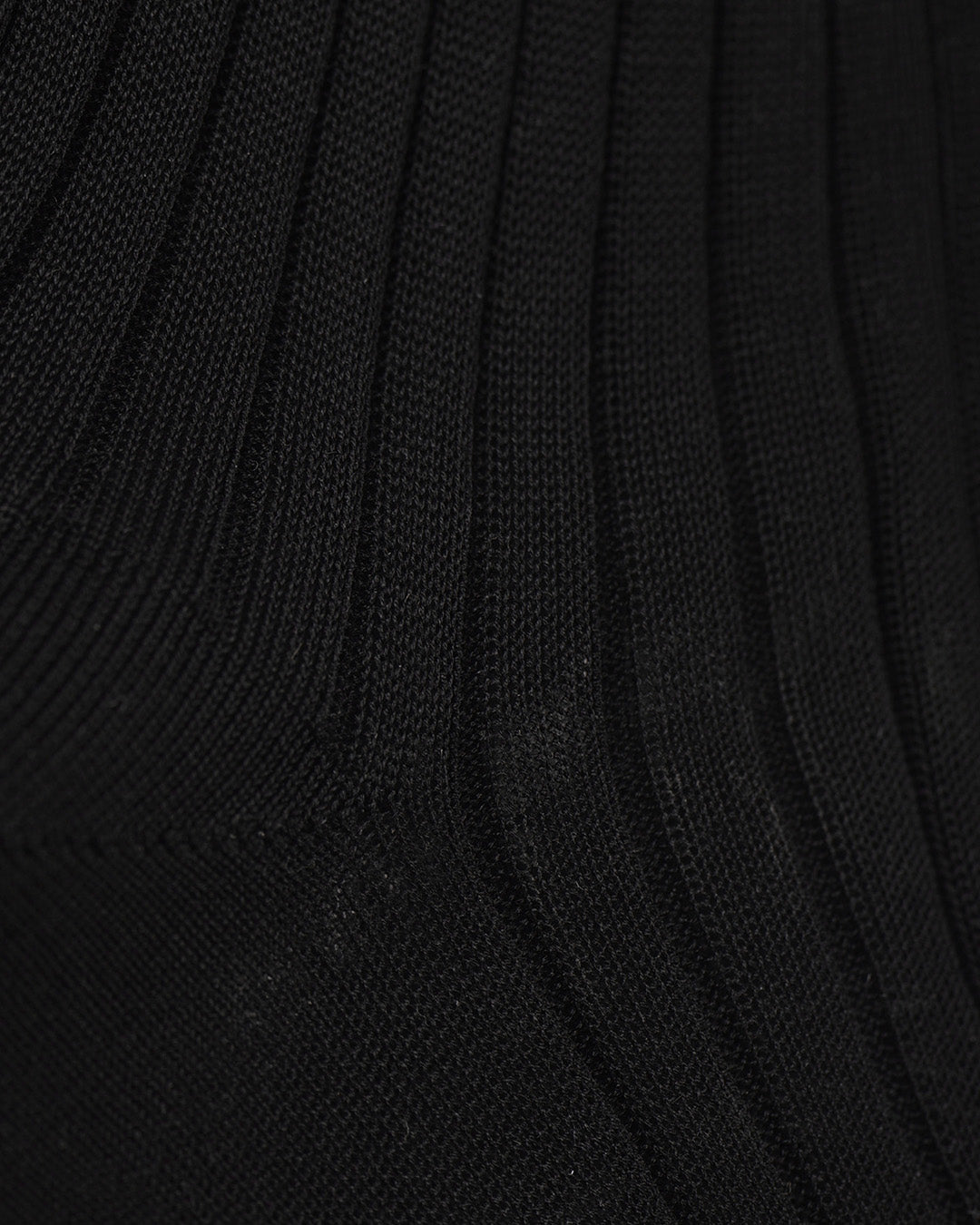 Bresciani  Cotton Rib Socks-Nero - 2