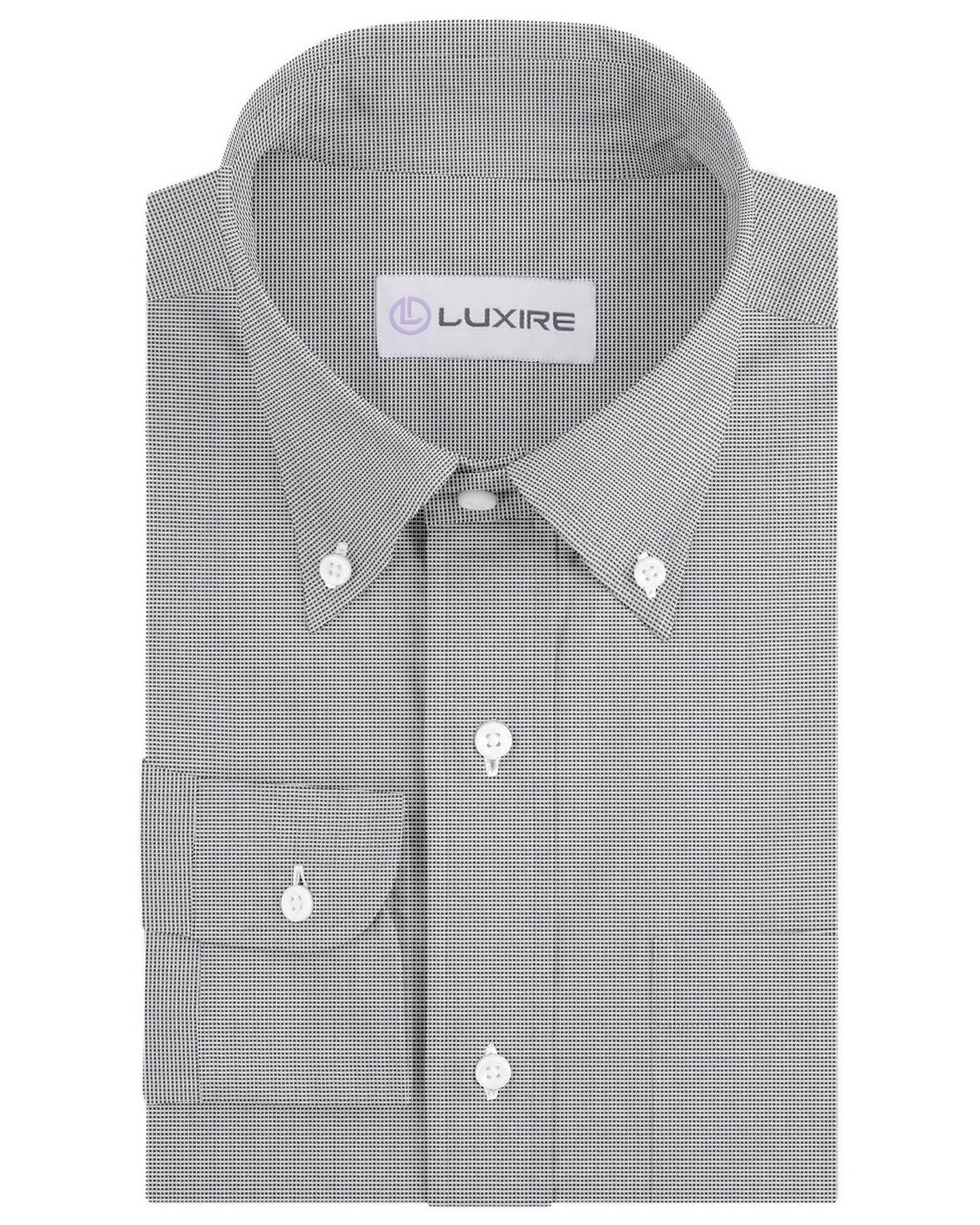 Luxire Presto: Monti Black & White Nailhead Checks - 1