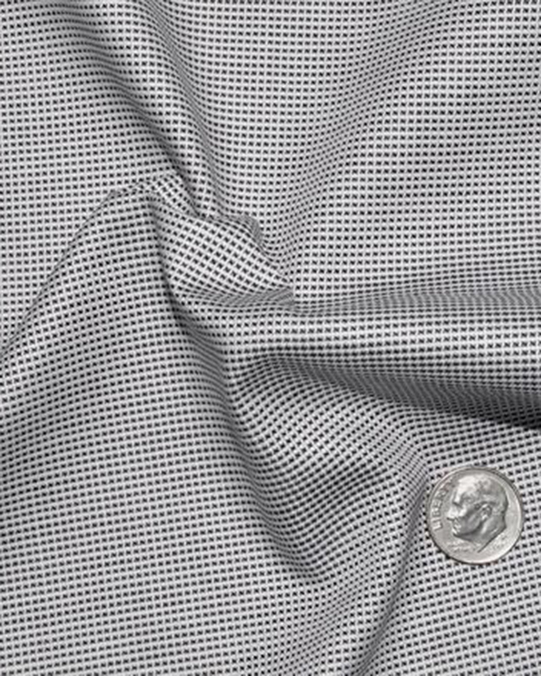 Luxire Presto: Monti Black & White Nailhead Checks - 5