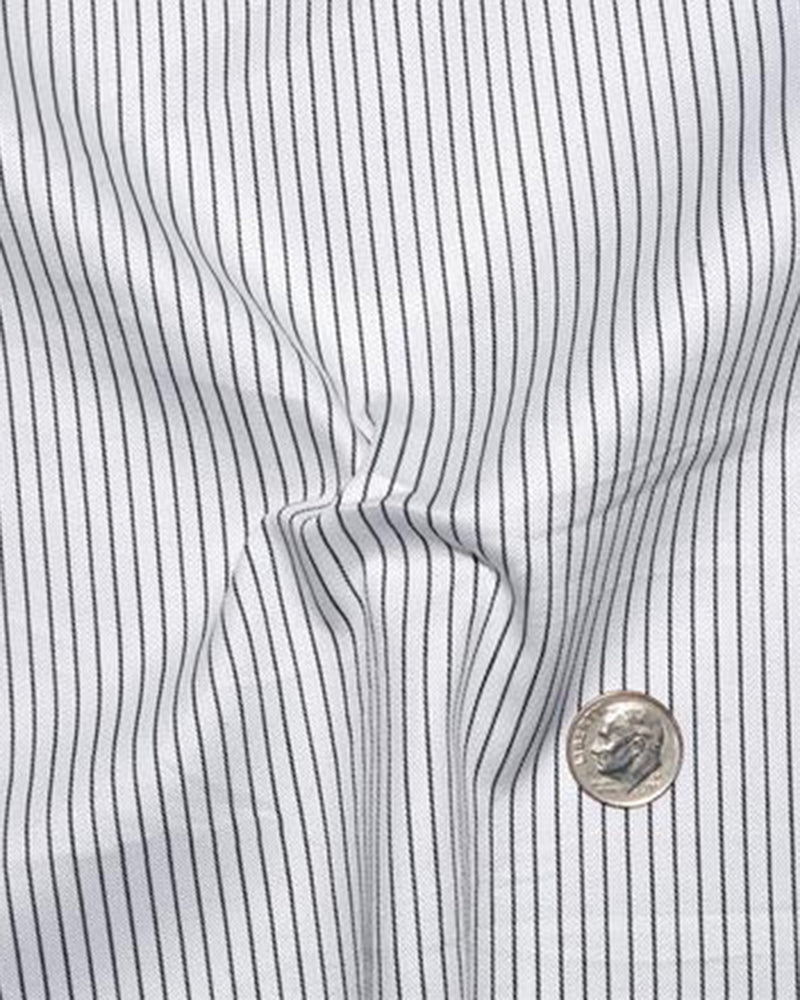 Luxire Presto: Monti White & Black Pin Stripes