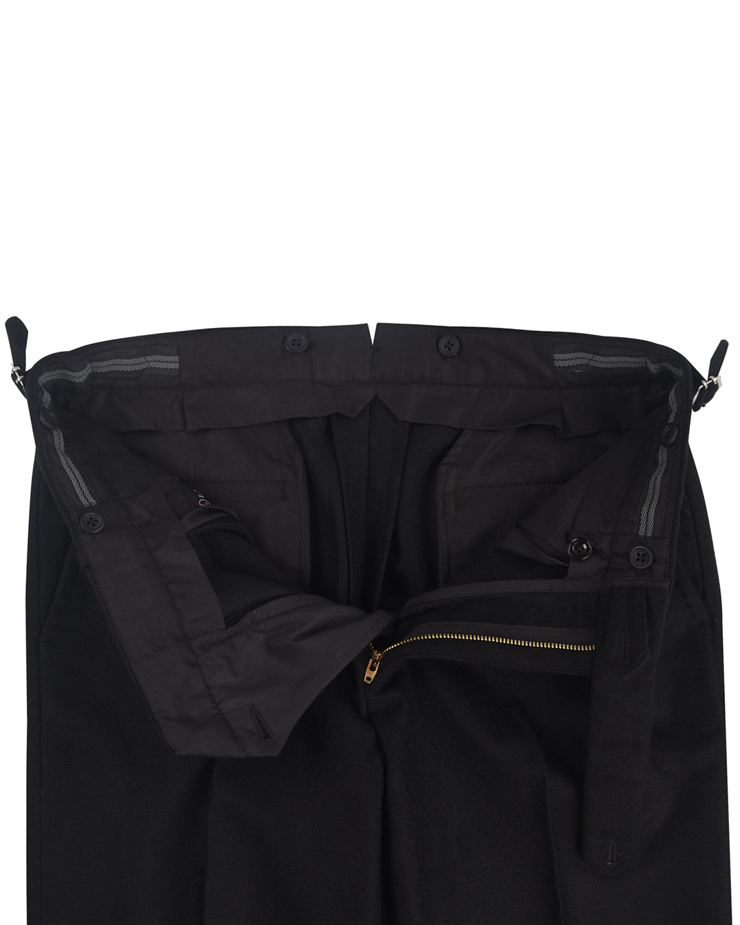 Minnis Flannel: Black Twill Pants - 3