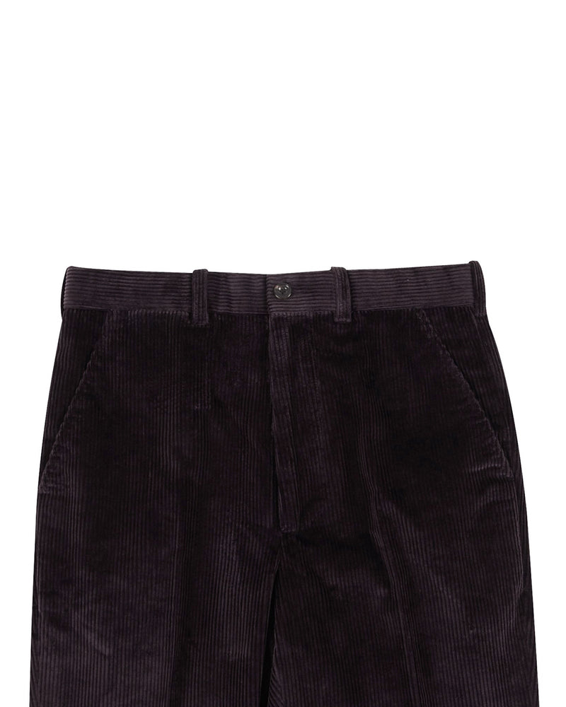 Modrone 8-Wale Dark Purple Corduroy