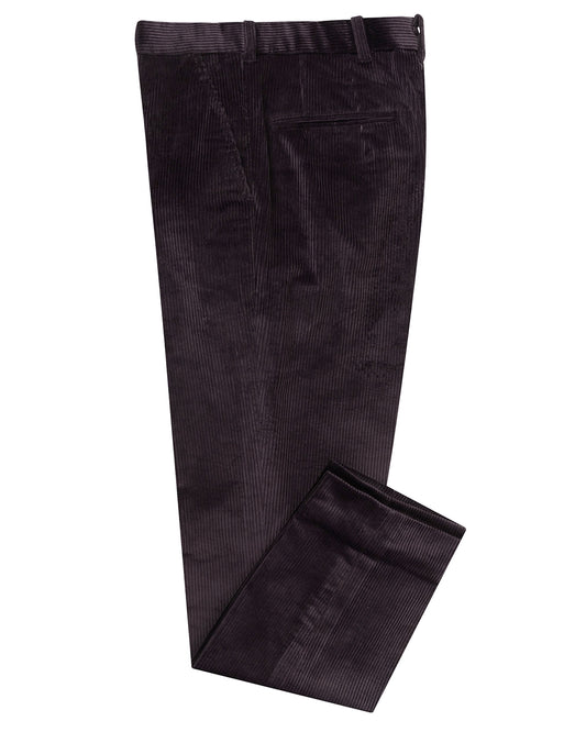 Modrone 8-Wale Dark Purple Corduroy