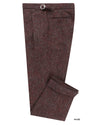 Molloy Plain Donegal Tweed Pants - Maroon