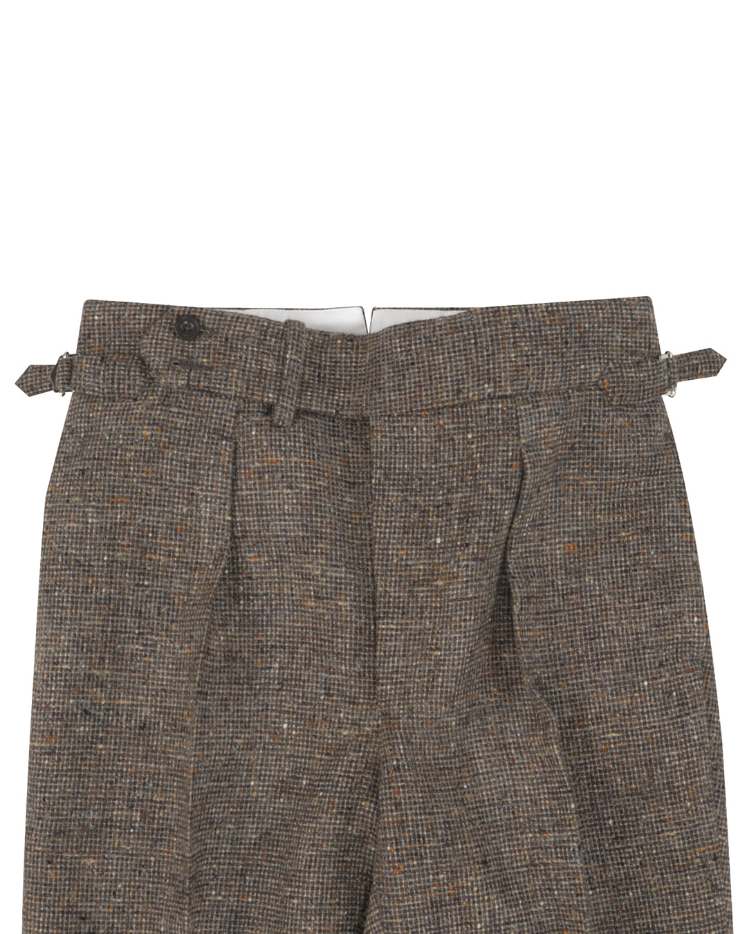 Molloy Plain Donegal Tweed Pants - Taupe - 2