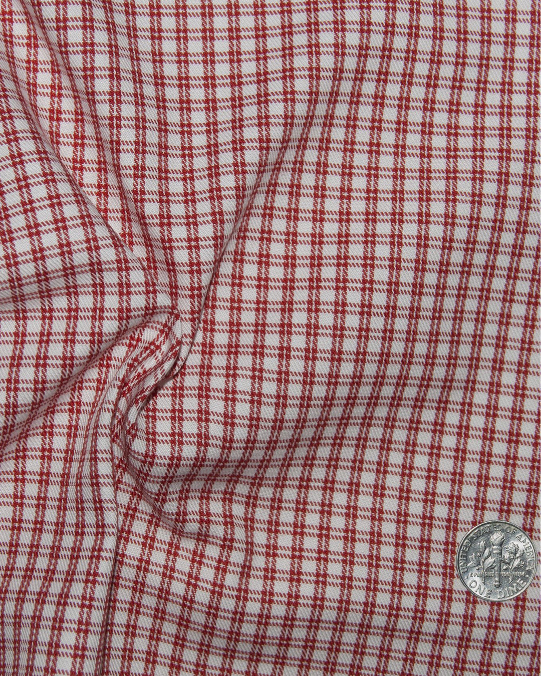 Friday Shirt:Red Double Pin Checks - 4