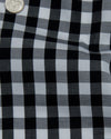 Monti Black White Mid Gingham Twill