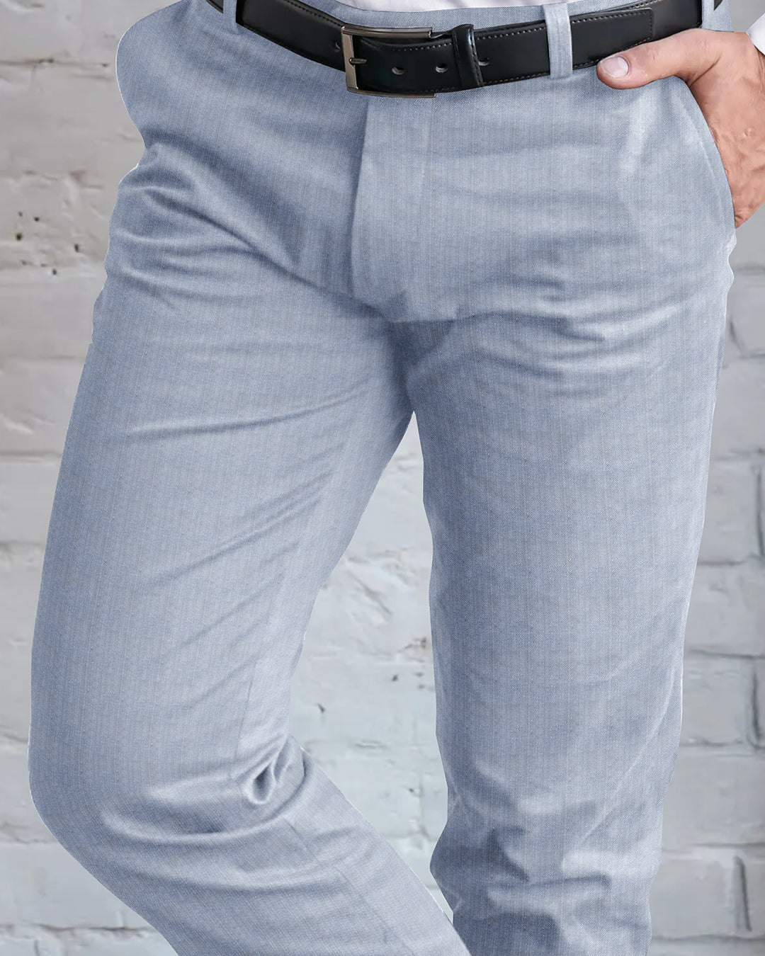 Loro Piana: Dark Blue Herringbone - 2