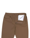 Light Choco Brown Washed Chino
