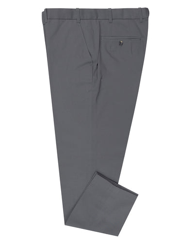 Steel Grey Twill Chino