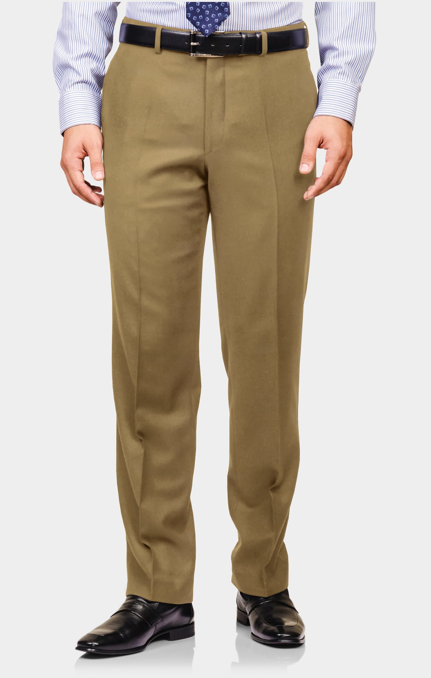 Golden Khaki Twill Pants