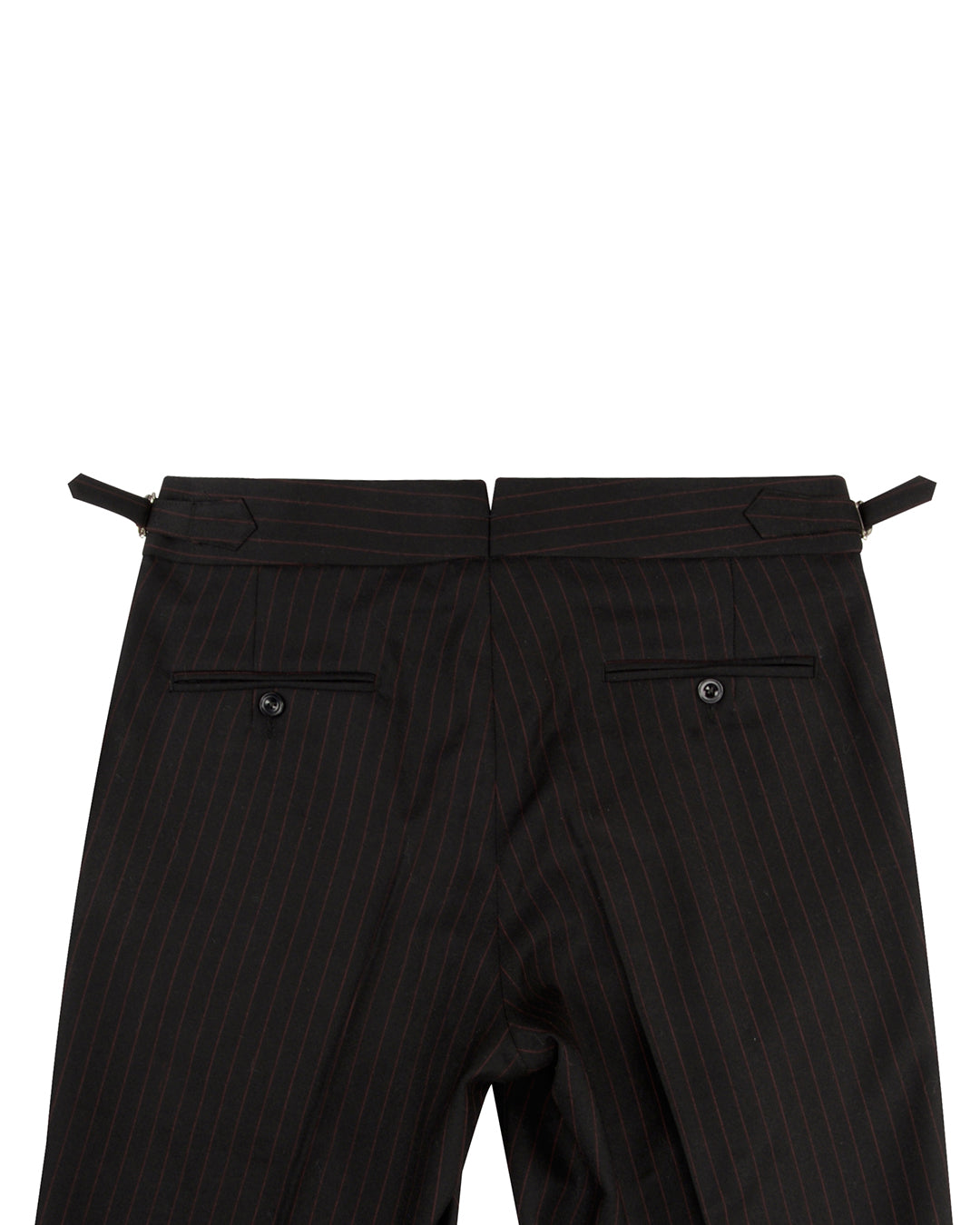 Dugdale Royal Classic: Black Twill with Brown Pinstripes - 4