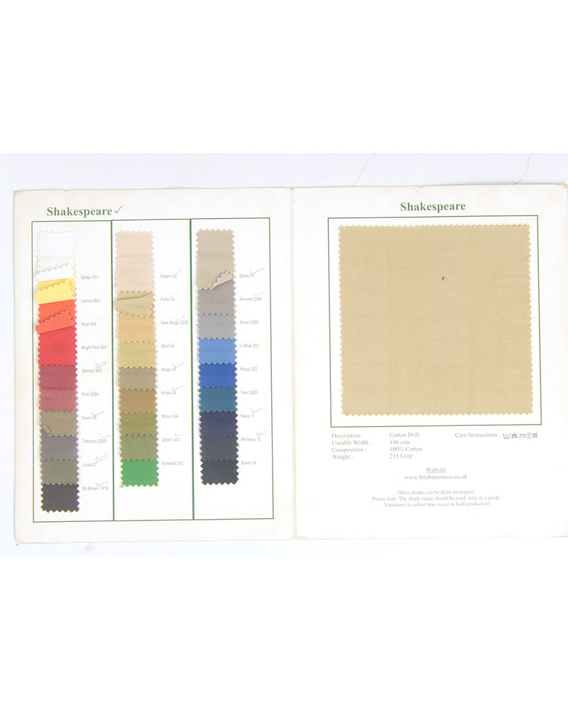 Brisbane Moss Lovat Green Twill