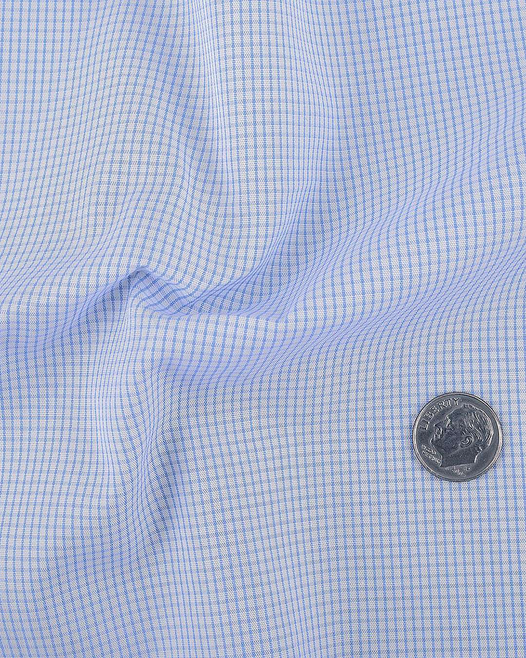 Blue Graph Checks Plain - 6