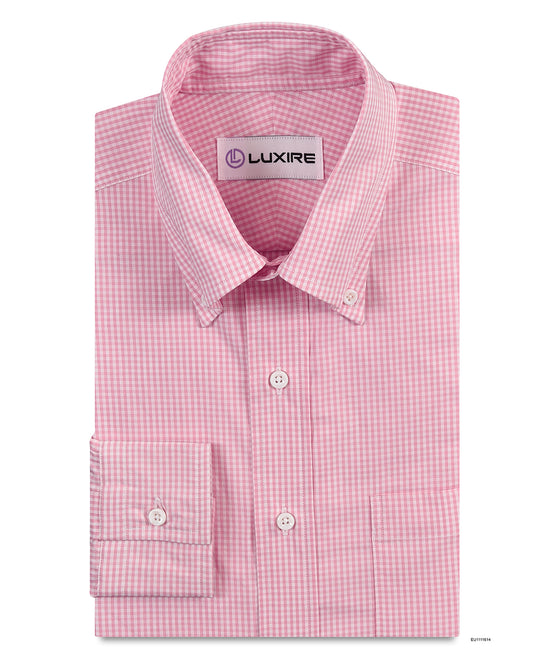 Pink White Gingham