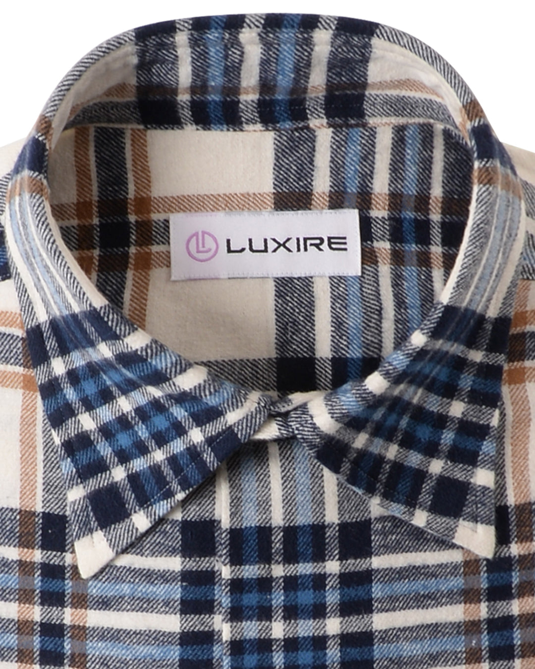 Blue &White Tartan Checks Work Shirt