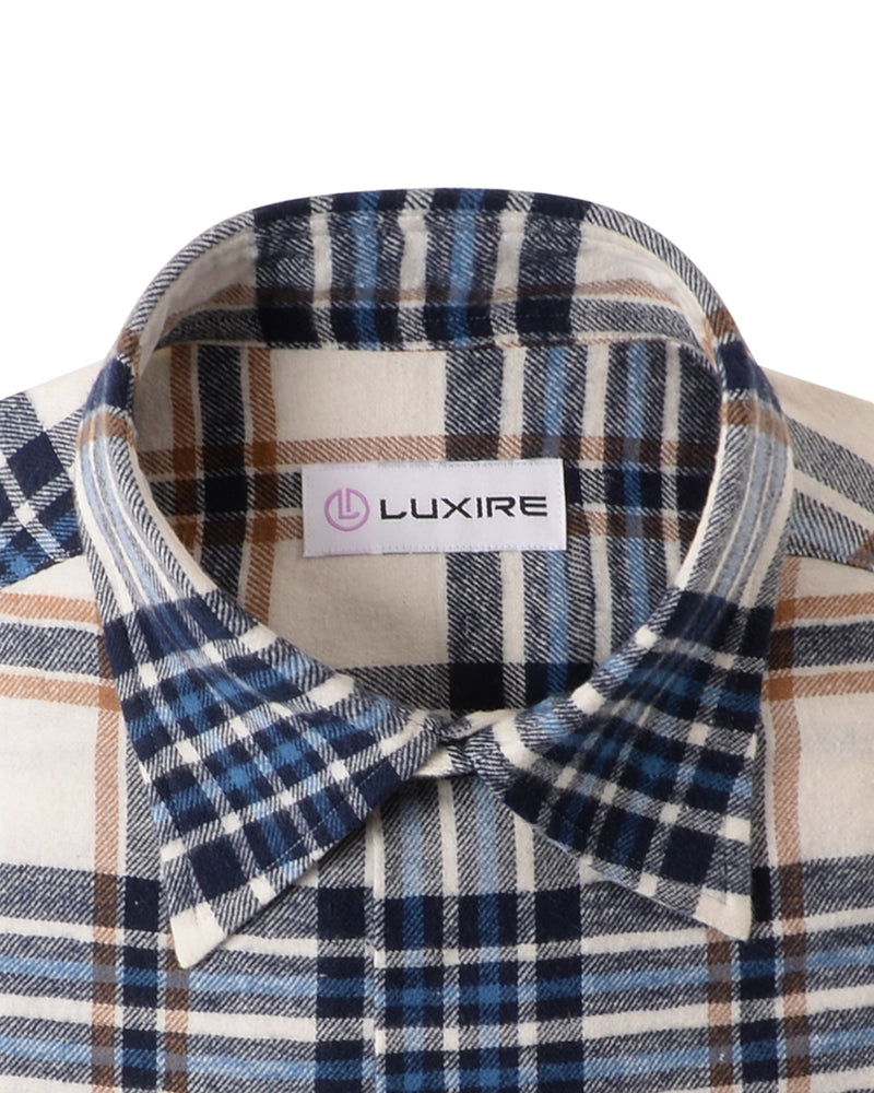 Blue White Casual Tartan Checks