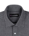 Mini Nightshadow Grey Gingham Flannel Work Shirt
