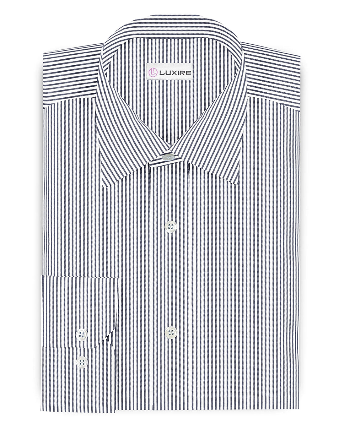 Navy Rope Stripes Shirt - 1