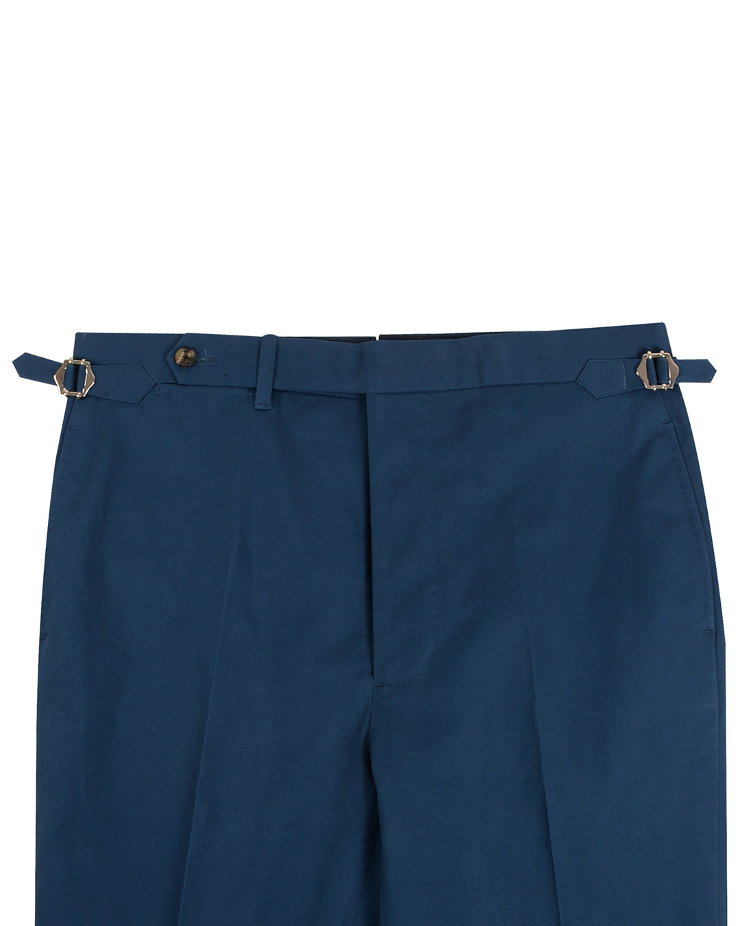 Soft Dark Blue Stretch Twill Pants