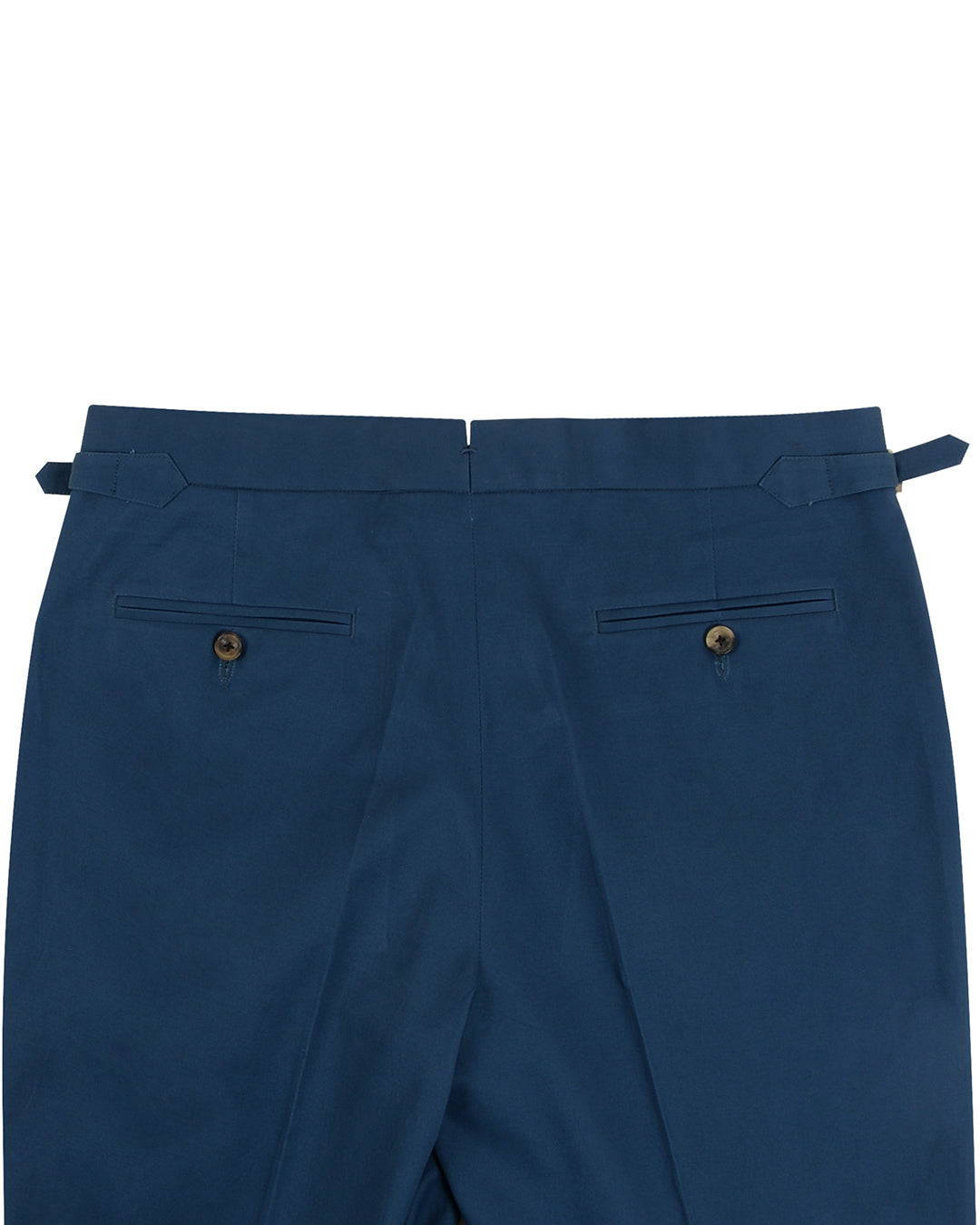 Soft Dark Blue Stretch Twill Pants - 4
