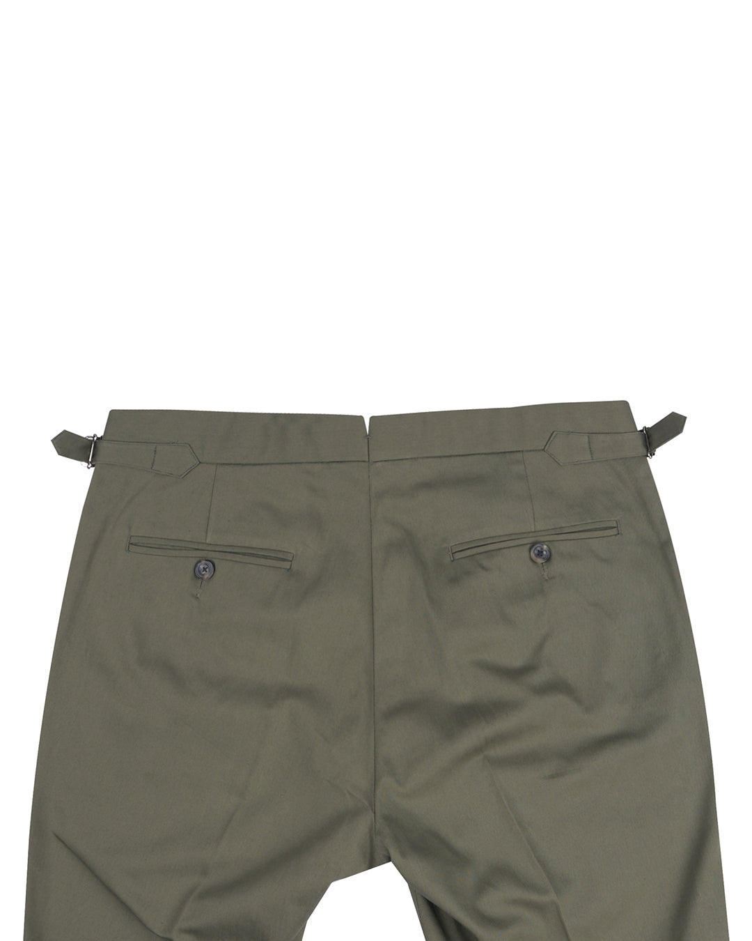Sondrio: Washed Olive Twill - 4