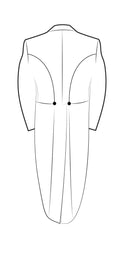 Tailcoat center with box pleat vent