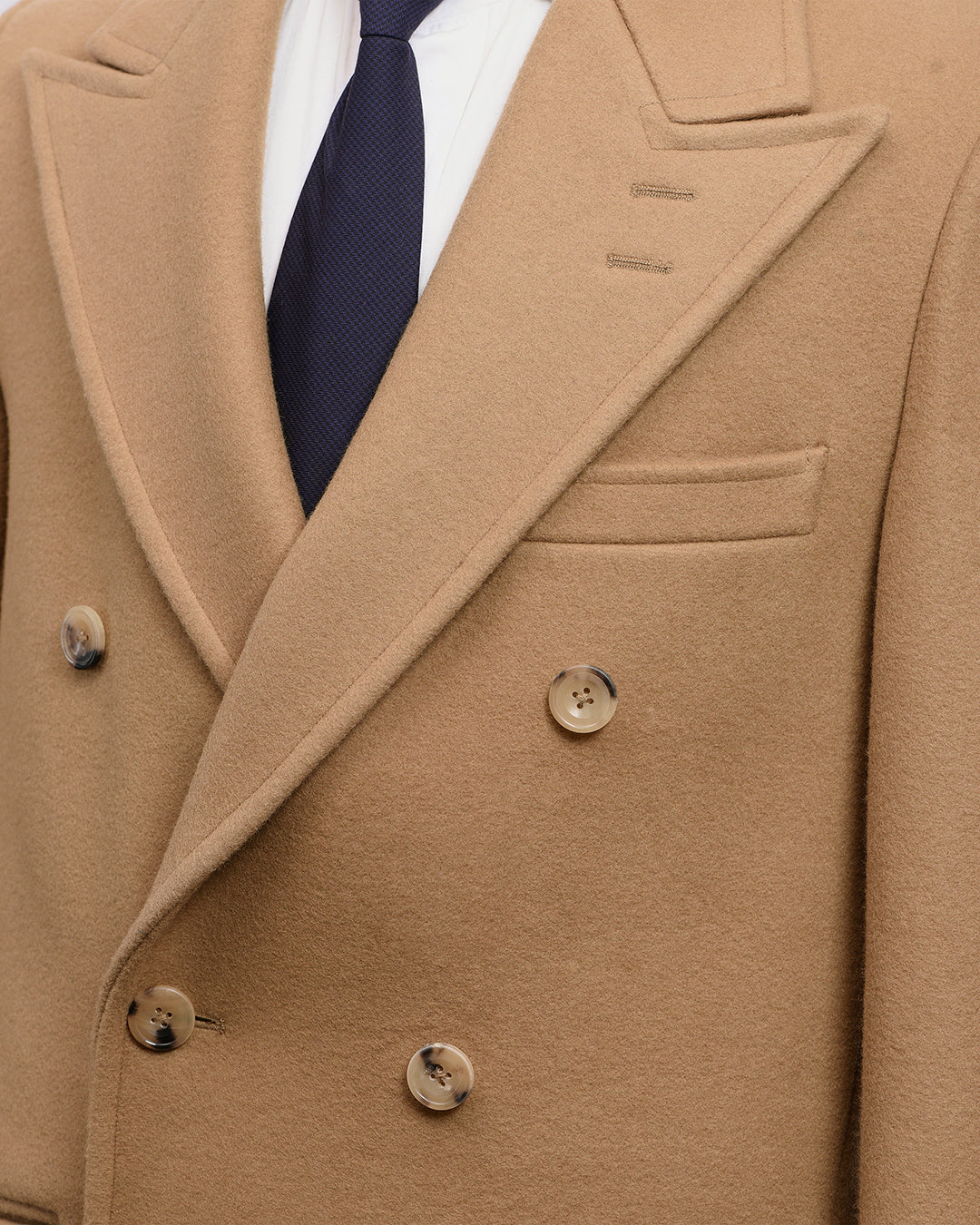 Luxire Recycled Wool Camel Over Coat