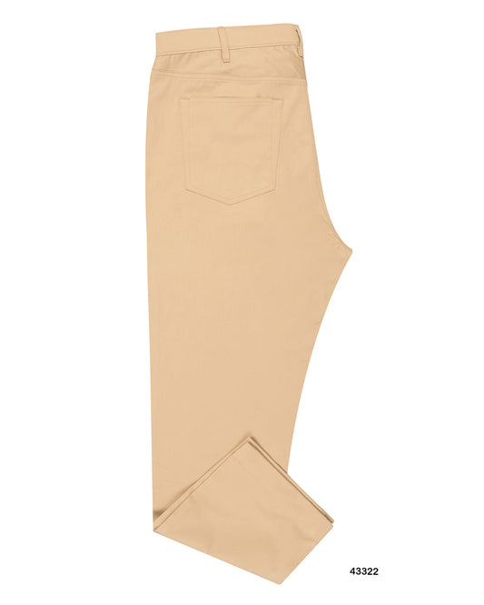 Tan Cream Plain Soft Chino