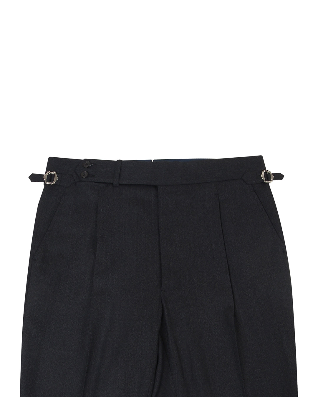 Trabaldo: Charcoal Covert Stretch Twill