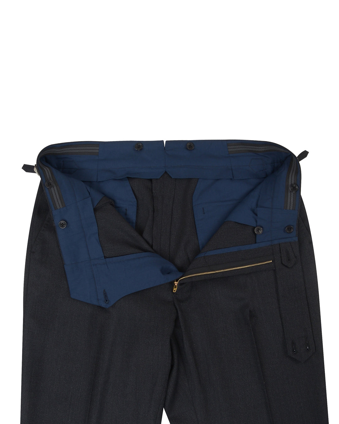 Trabaldo: Charcoal Covert Stretch Twill