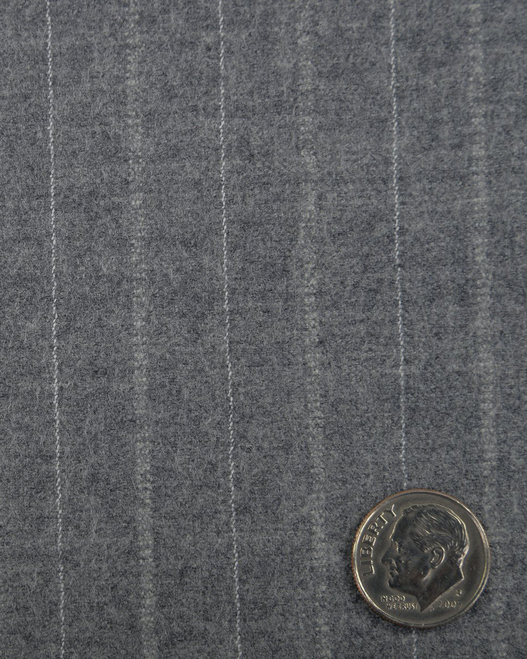 VBC Granite Grey Striped Wool Pants - 2
