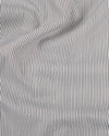 Brembana White Black Hairline Stripes Shirt