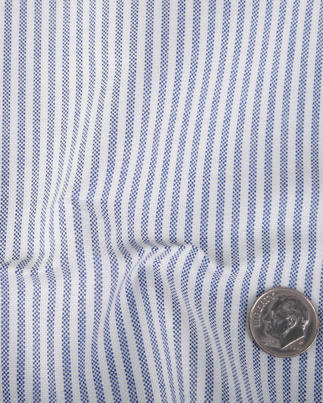 Blue University Stripe Oxford - 5