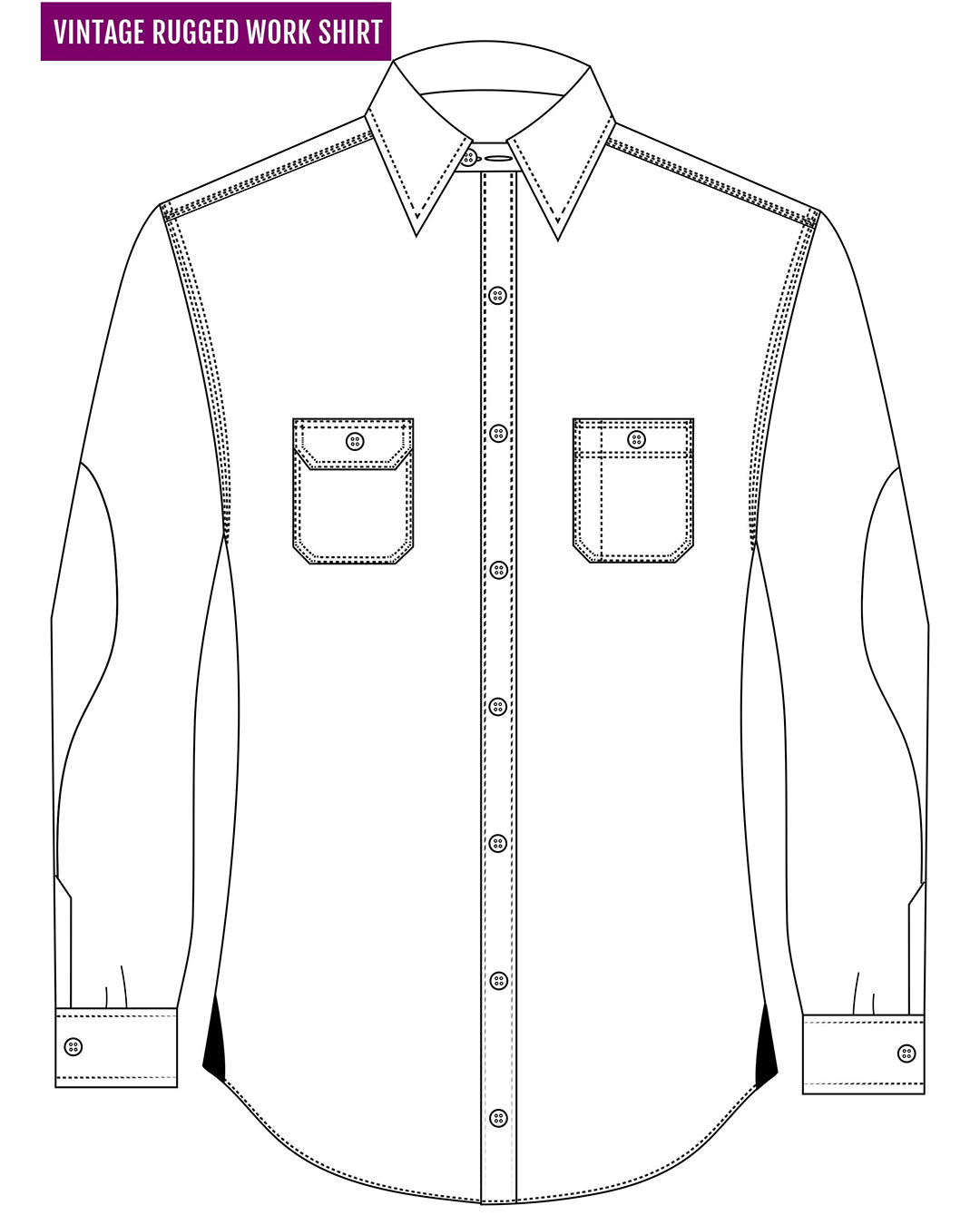 Black Blue Bold Checks Work Shirt - 4